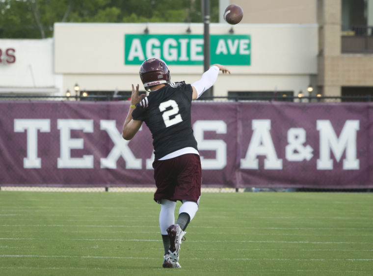 TEXAS A&M FALL FOOBALL PRACTICE